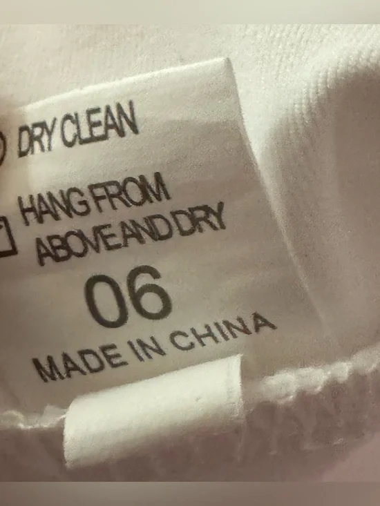 Tenniscore White Mini Dress | Fit & Flare | Skater Style | Size 6 - Picture 4 of 4